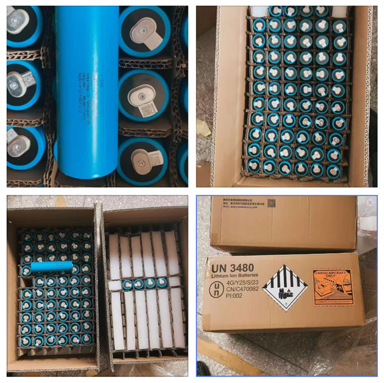 64pcs EVE 33140 15ah lifepo4 battery cell ship to Germany