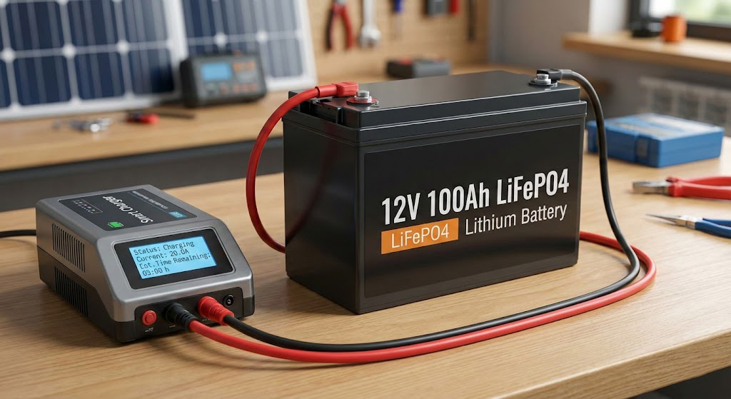How Long Does It Take to Charge a 100Ah LiFePO4 Battery? (Real-World Guide)